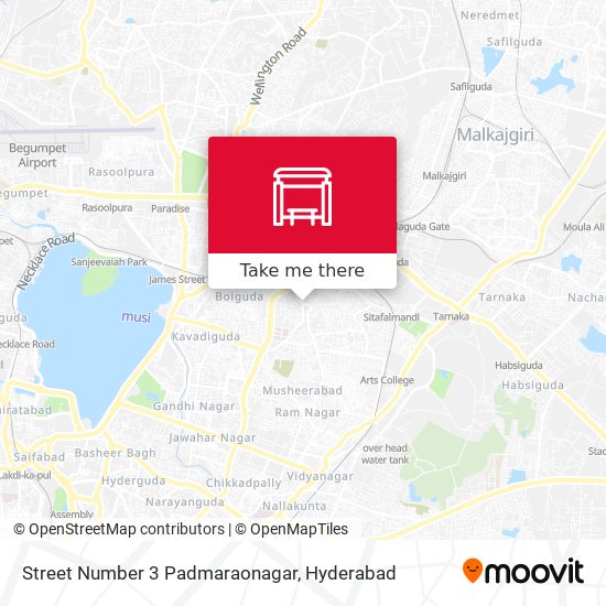 Street Number 3 Padmaraonagar map
