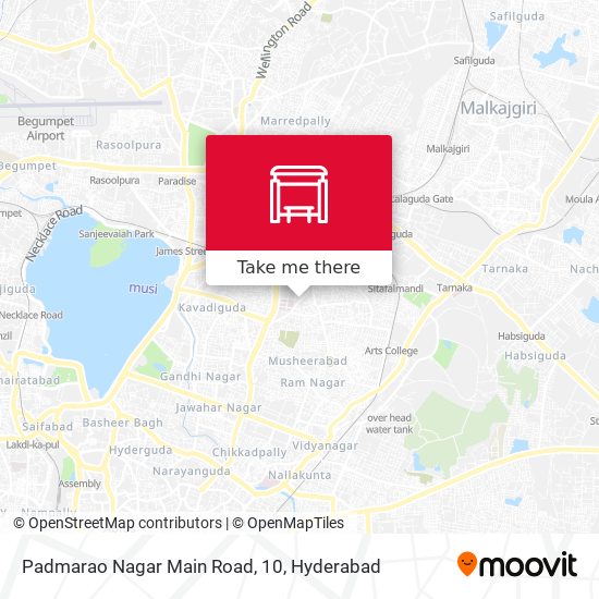 Padmarao Nagar Main Road, 10 map
