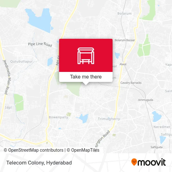 Telecom Colony map