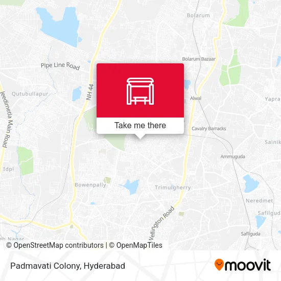 Padmavati Colony map