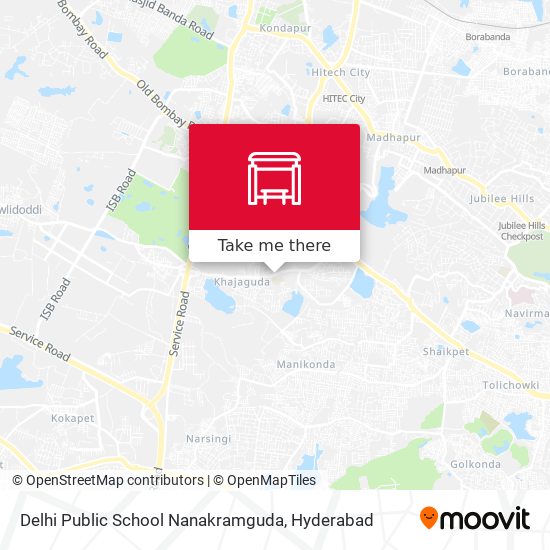 Delhi Public School Nanakramguda map