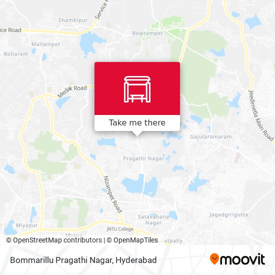 Bommarillu Pragathi Nagar map