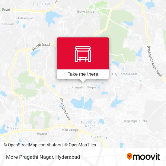 More Pragathi Nagar map