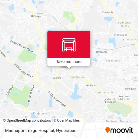 Madhapur Image Hospital map