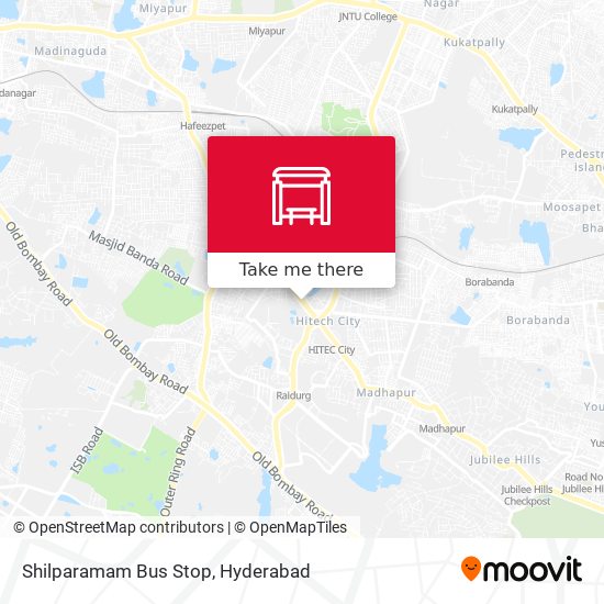Shilparamam Bus Stop map