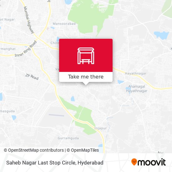 Saheb Nagar Last Stop Circle map
