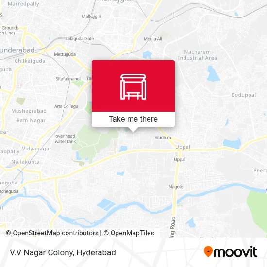 V.V Nagar Colony map