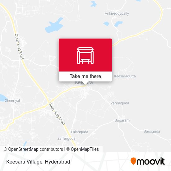 Keesara Village map