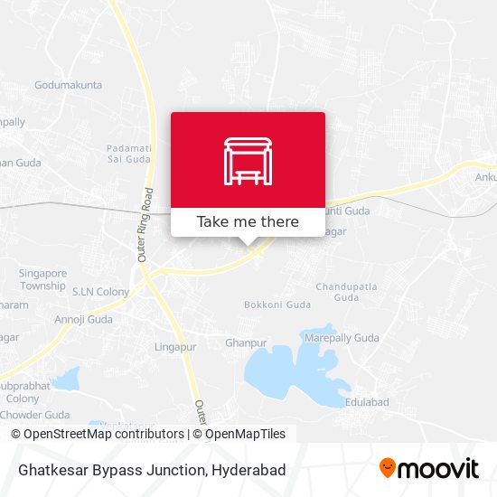 Ghatkesar Bypass Junction map