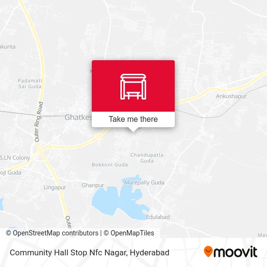 Community Hall Stop Nfc Nagar map