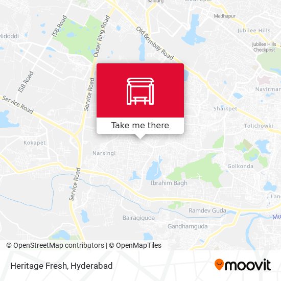 Heritage Fresh map