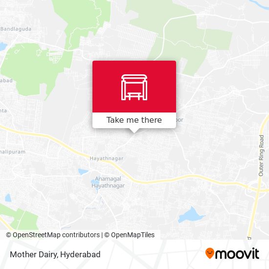 Mother Dairy map