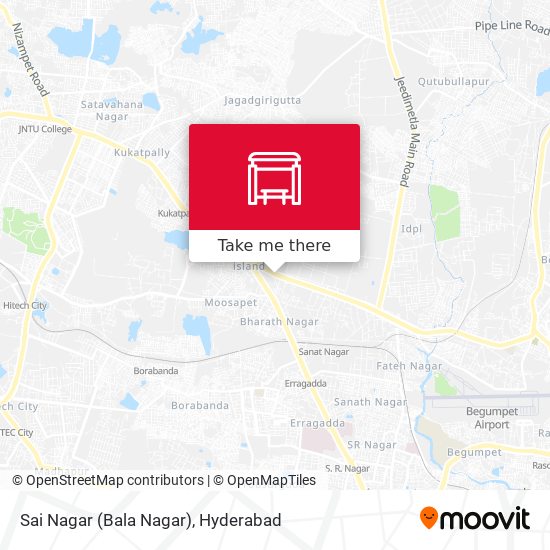 Sai Nagar (Bala Nagar) map