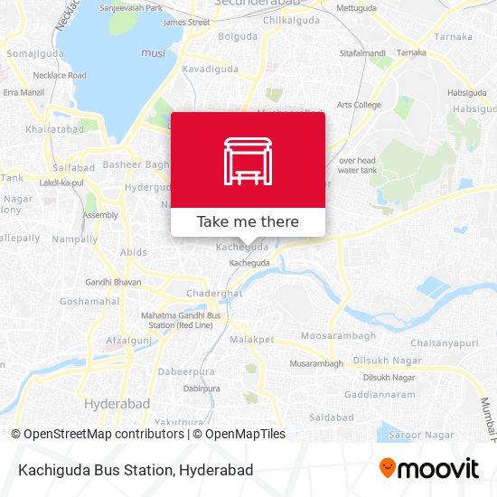 Kachiguda Bus Station map