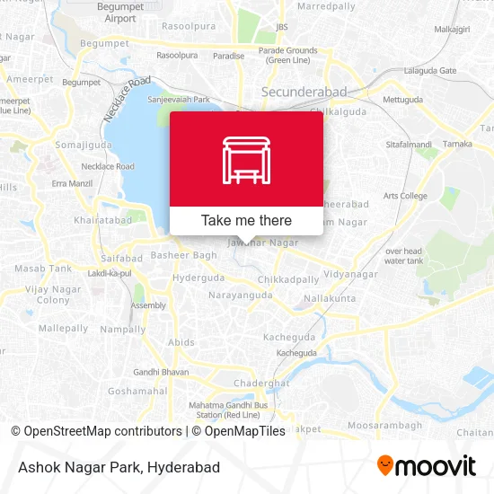 Ashok Nagar Park map