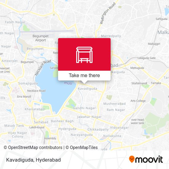 Kavadiguda map