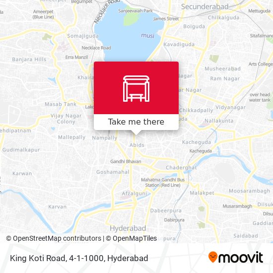 King Koti Road, 4-1-1000 map