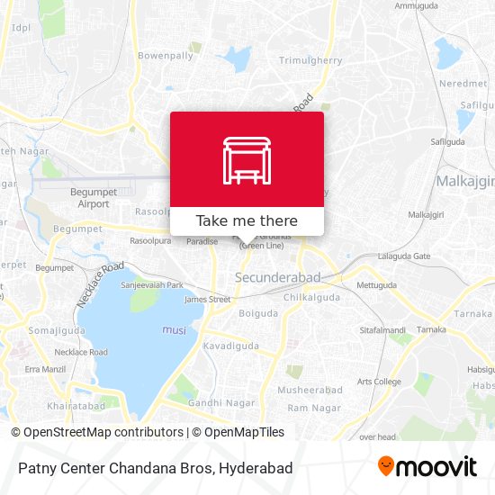Patny Center Chandana Bros map