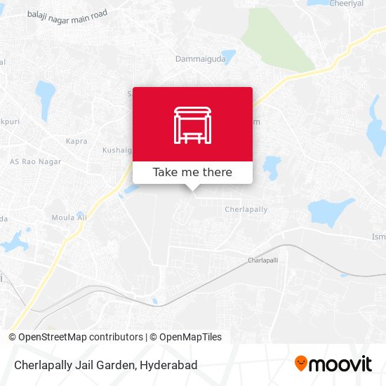 Cherlapally Jail Garden map