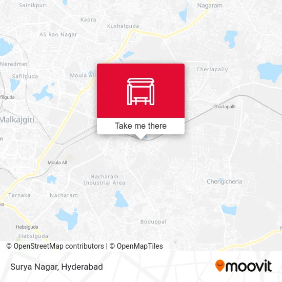 Surya Nagar map