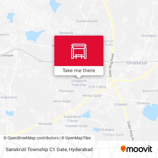 Sanskruti Township C1 Gate map