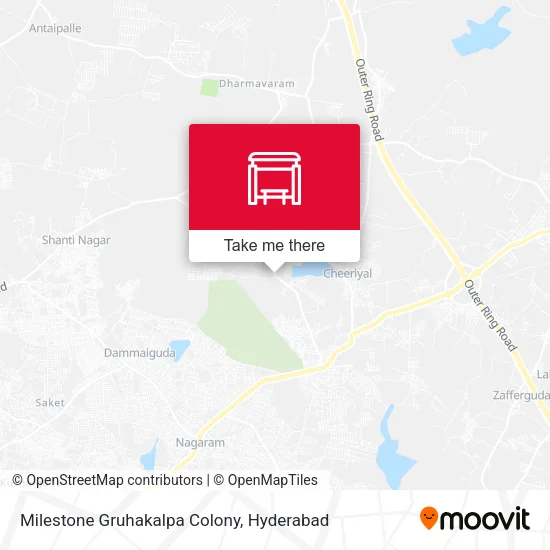 Milestone Gruhakalpa Colony map