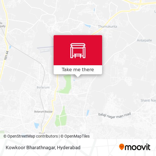 Kowkoor Bharathnagar map