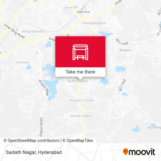 Sadath Nagar map