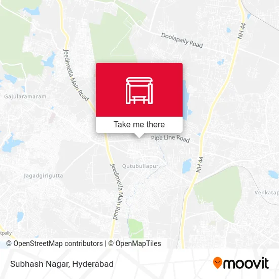 Subhash Nagar map
