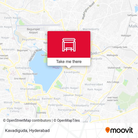 Kavadiguda map