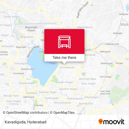 Kavadiguda map