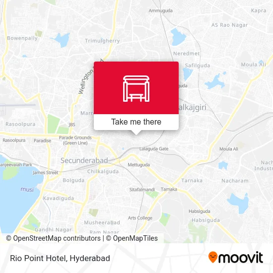Rio Point Hotel map