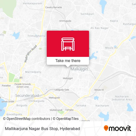 Mallikarjuna Nagar Bus Stop map