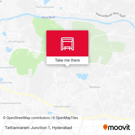 Tattiannaram Junction 1 map