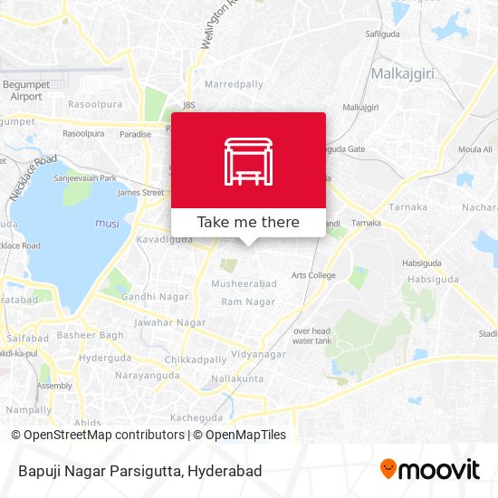 Bapuji Nagar Parsigutta map