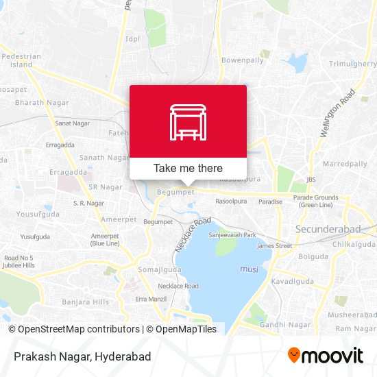 Prakash Nagar map