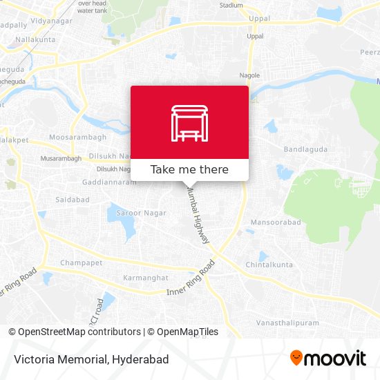 Victoria Memorial map