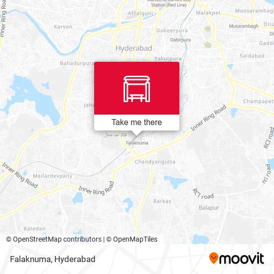 Falaknuma map