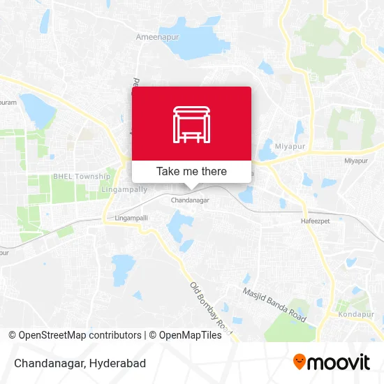Chandanagar map