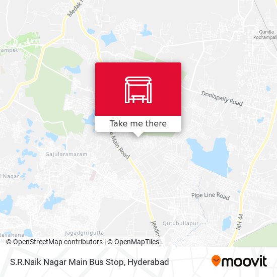 S.R.Naik Nagar Main Bus Stop map