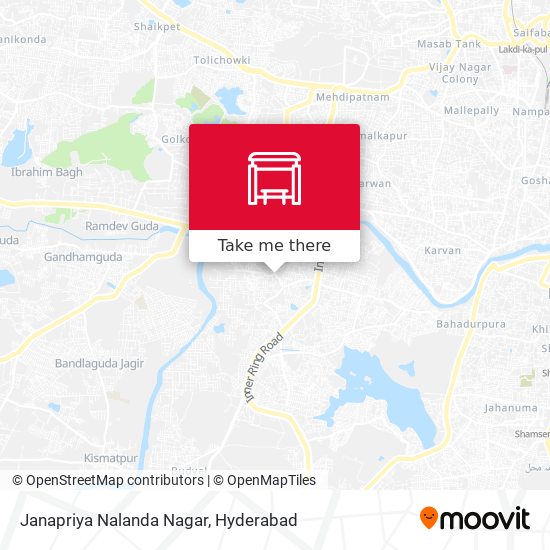 Janapriya Nalanda Nagar map