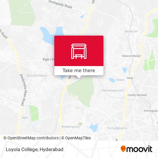 Loyola College map