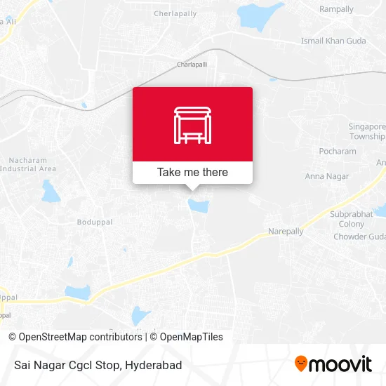 Sai Nagar Cgcl Stop map