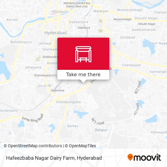 Hafeezbaba Nagar Dairy Farm map