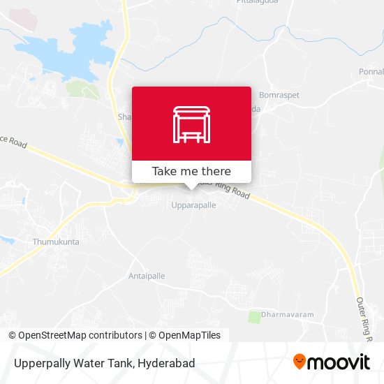 Upperpally Water Tank map