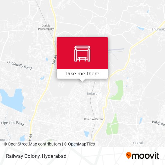 Railway Colony map