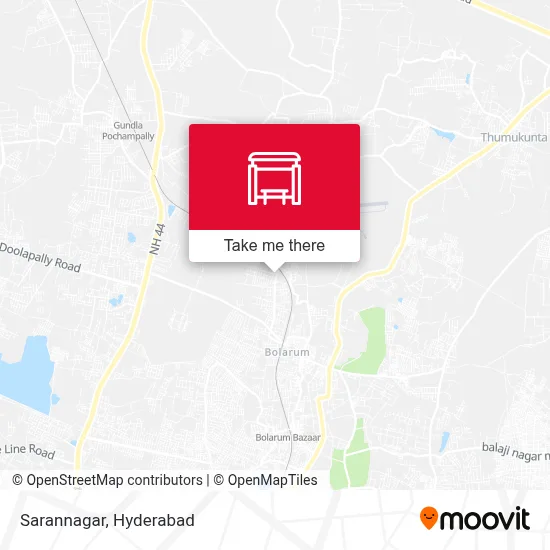 Sarannagar map