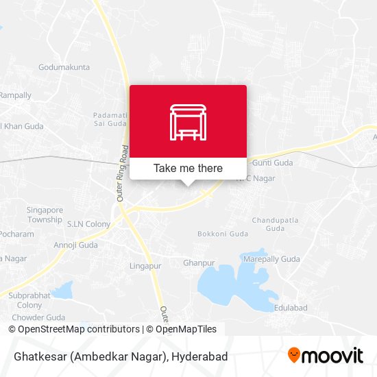 Ghatkesar (Ambedkar Nagar) map