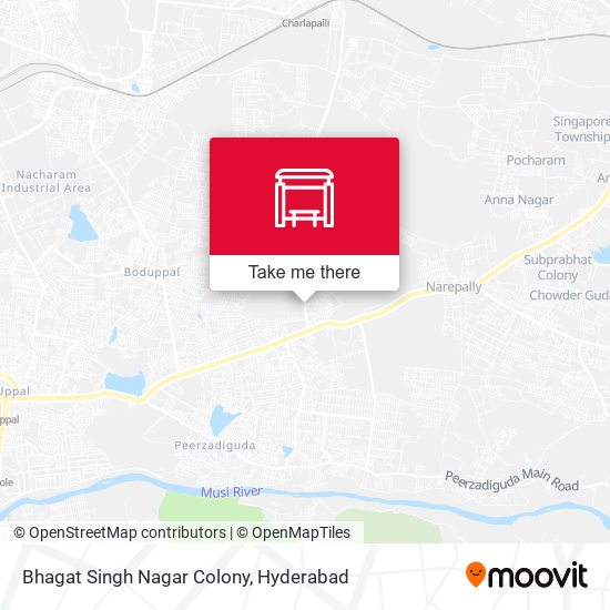 Bhagat Singh Nagar Colony map