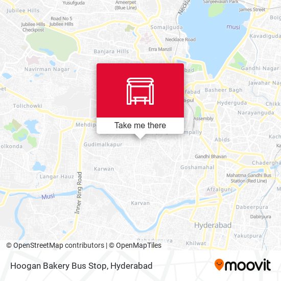 Hoogan Bakery Bus Stop map